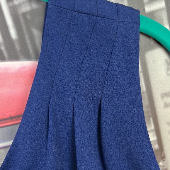 BCBGMAXAZRIA BLUE DEPTH LESLIE ONE-SHOULDER DRESS ASYMMETRICAL BODYCON SZ. 2 - Picture 8 of 16